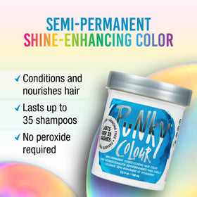Punky Colour Lagoon Blue hair dye application process