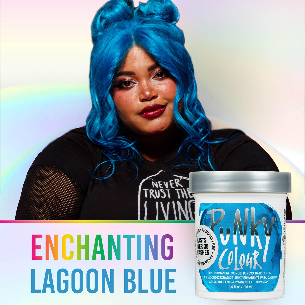 Punky Colour Lagoon Blue hair dye packaging