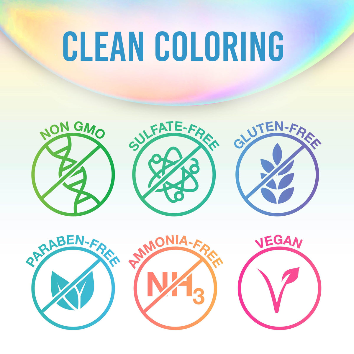 Punky Colour Lagoon Blue hair dye swatch on hair