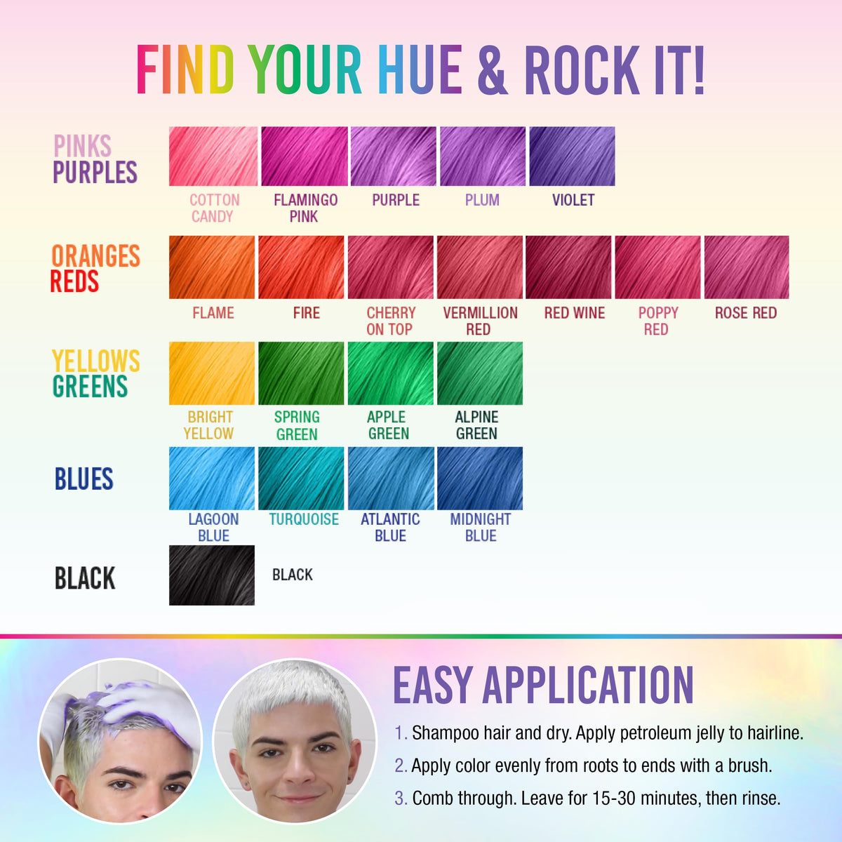 Punky Colour Platinum Hair Dye texture close-up