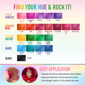 Punky Cotton Candy hair dye ingredients list