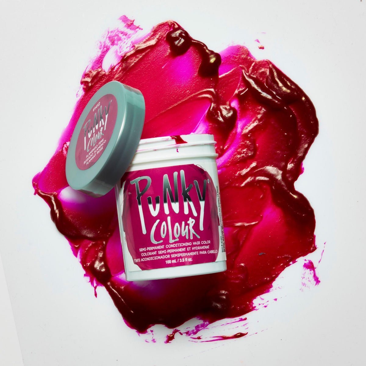 Punky Flamingo Pink hair colour lifestyle shot