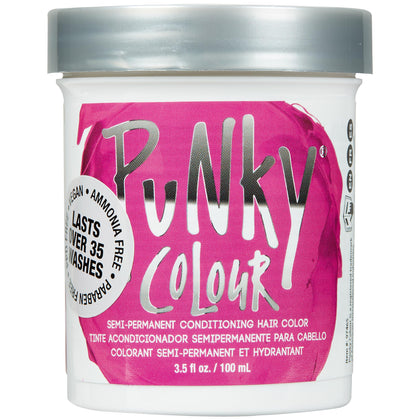 Punky Flamingo Pink Semi Permanent Hair Colour front view
