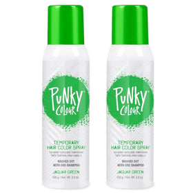 Punky Jaguar Green Temporary Hair Color Spray front view