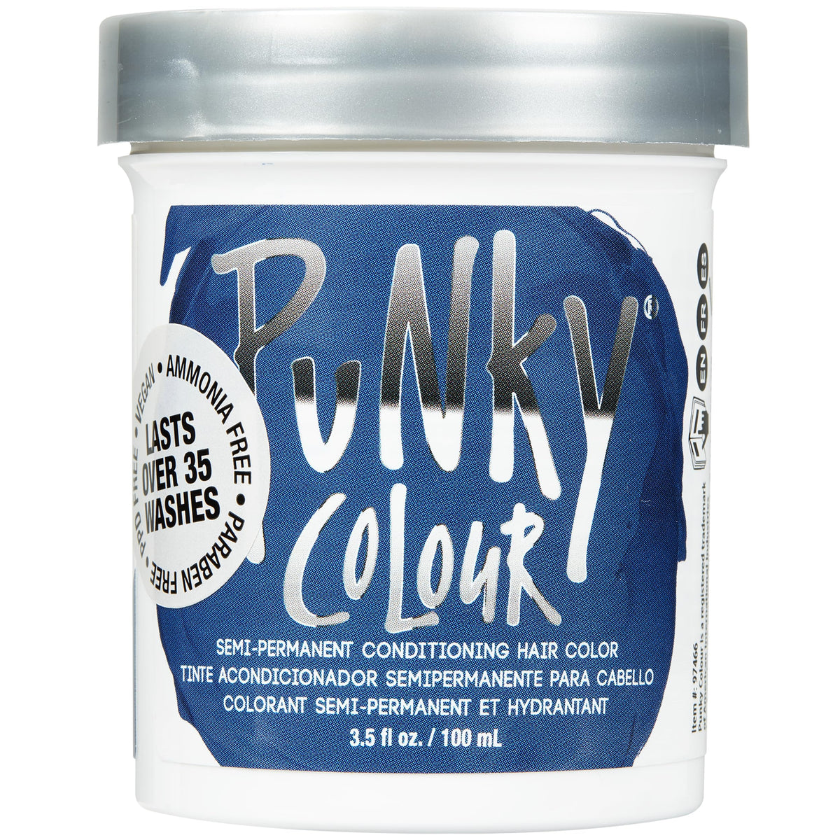 Punky Midnight Blue Semi Permanent Hair Colour 3.5 fl oz front view