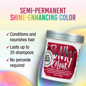 Punky Poppy Red hair dye packaging side view