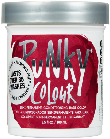 Punky Poppy Red Semi Permanent Hair Dye 3.5 fl oz front view