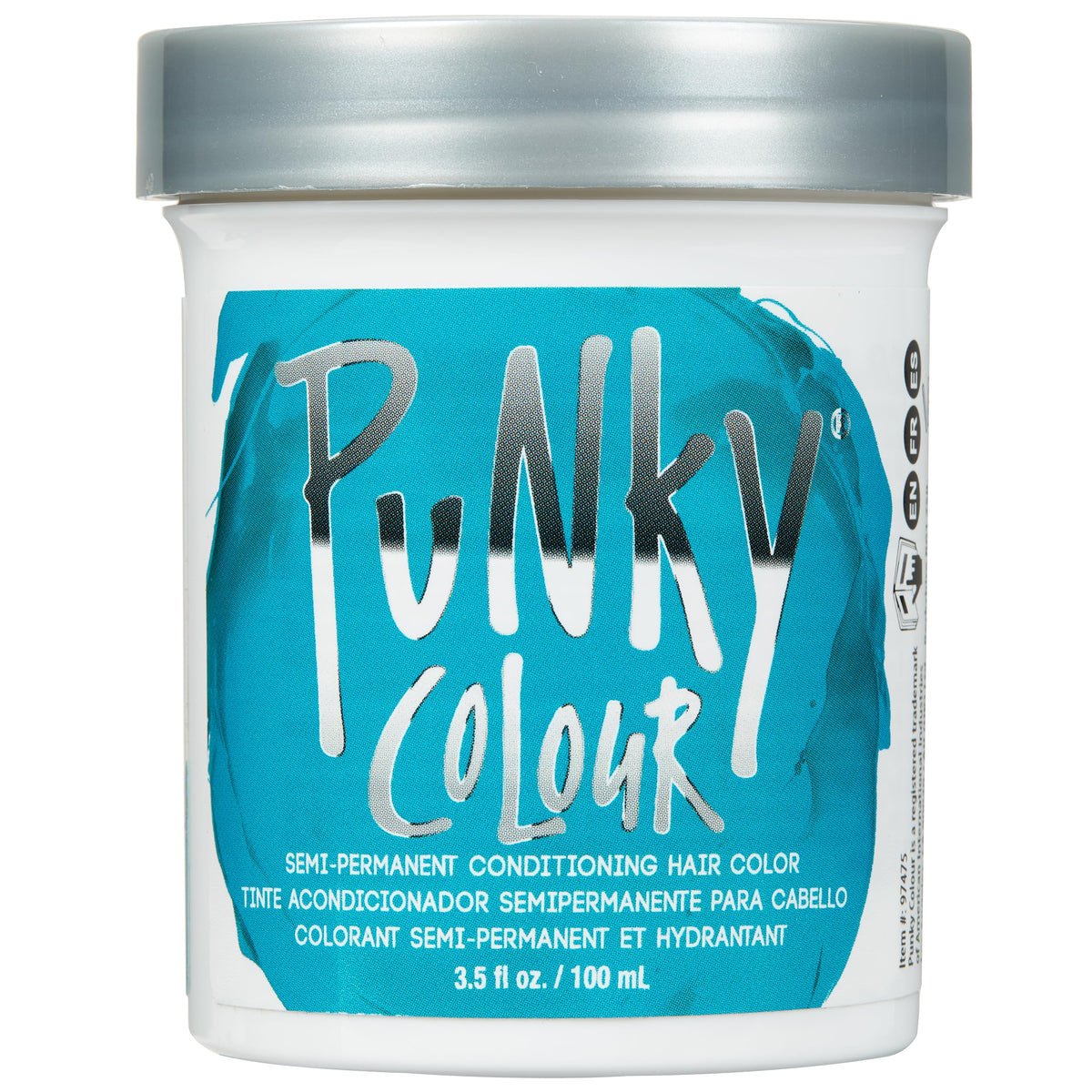 Punky Semi Permanent Conditioning Hair Color Turquoise 3.5oz front view