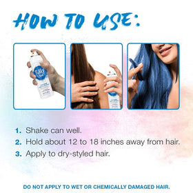 Punky Temporary Hair Color Spray Bengal Blue lifestyle scene
