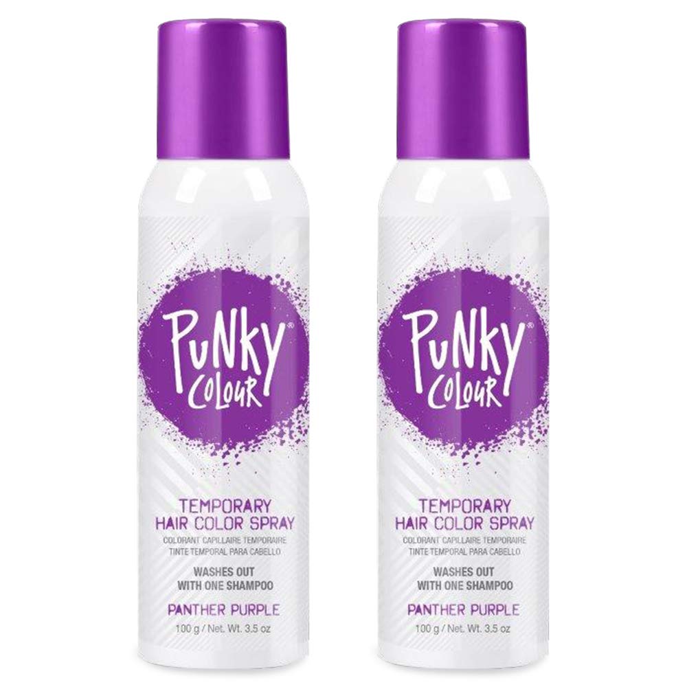 Punky Temporary Hair Color Spray in Panther Purple front view