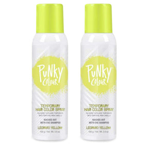 Punky Temporary Hair Color Spray Leopard Yellow front view