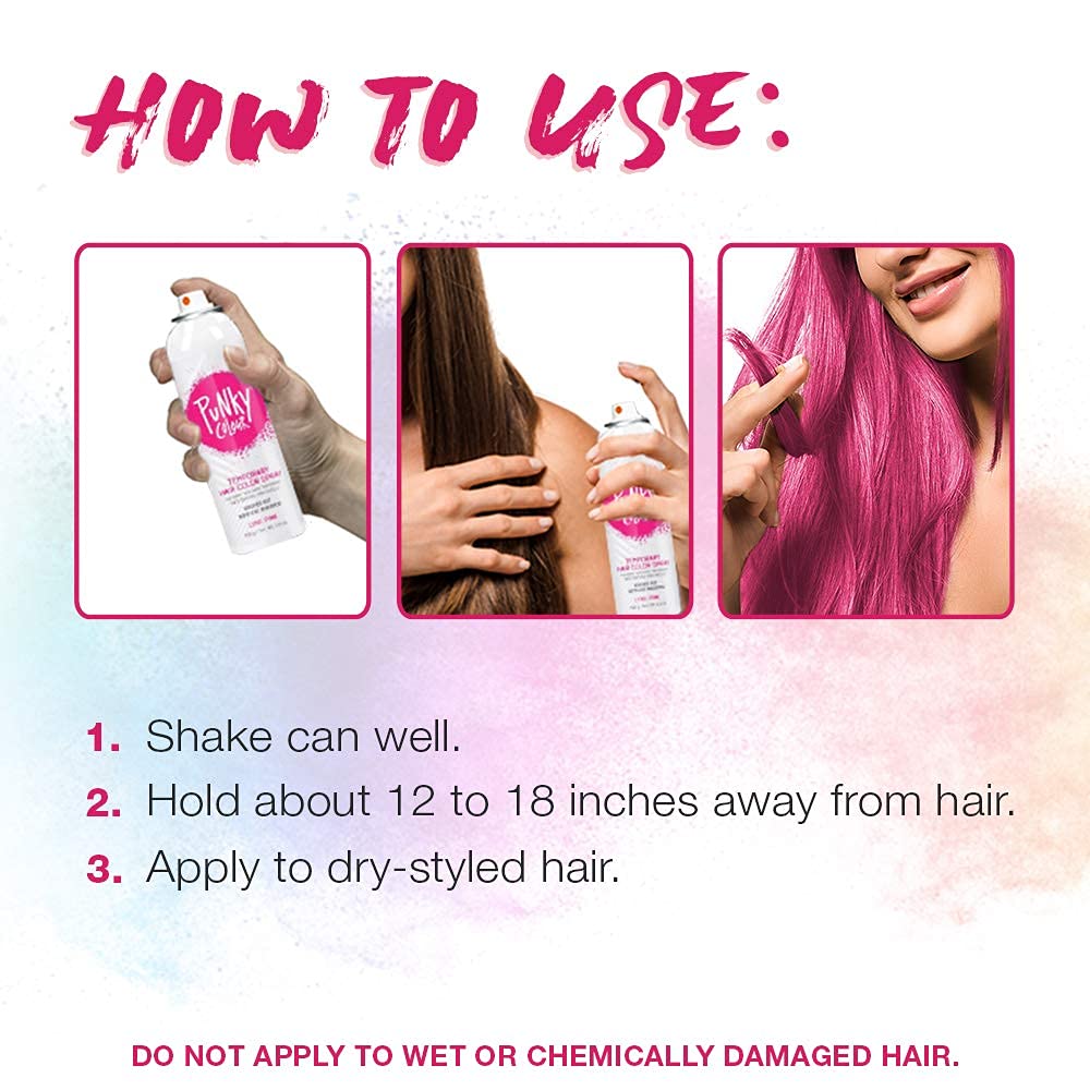 Punky Temporary Hair Color Spray Lynx Pink close-up of nozzle