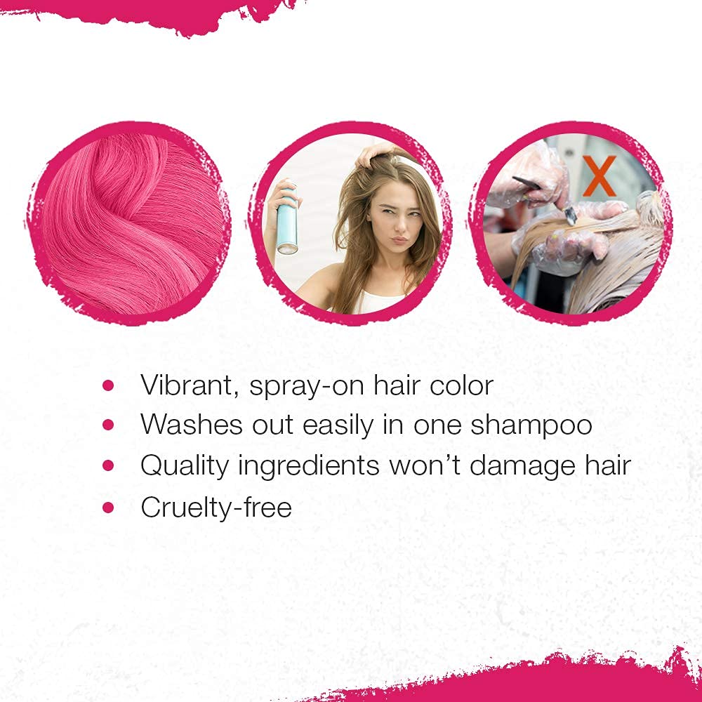 Punky Temporary Hair Color Spray Lynx Pink packaging