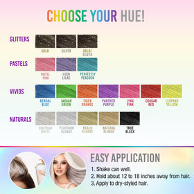 Punky Temporary Hair Color Spray Siberian White two pack