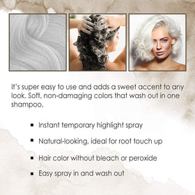 Punky Temporary Hair Highlight Spray Platinum Blonde packaging
