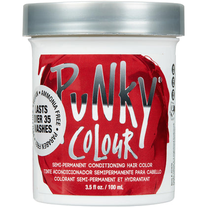 Punky Vermillion Red Semi Permanent Hair Colour front view