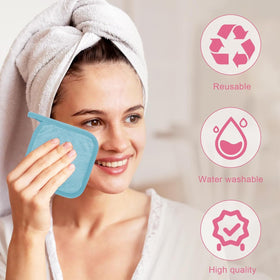 Puomue makeup remover cloths in travel bag