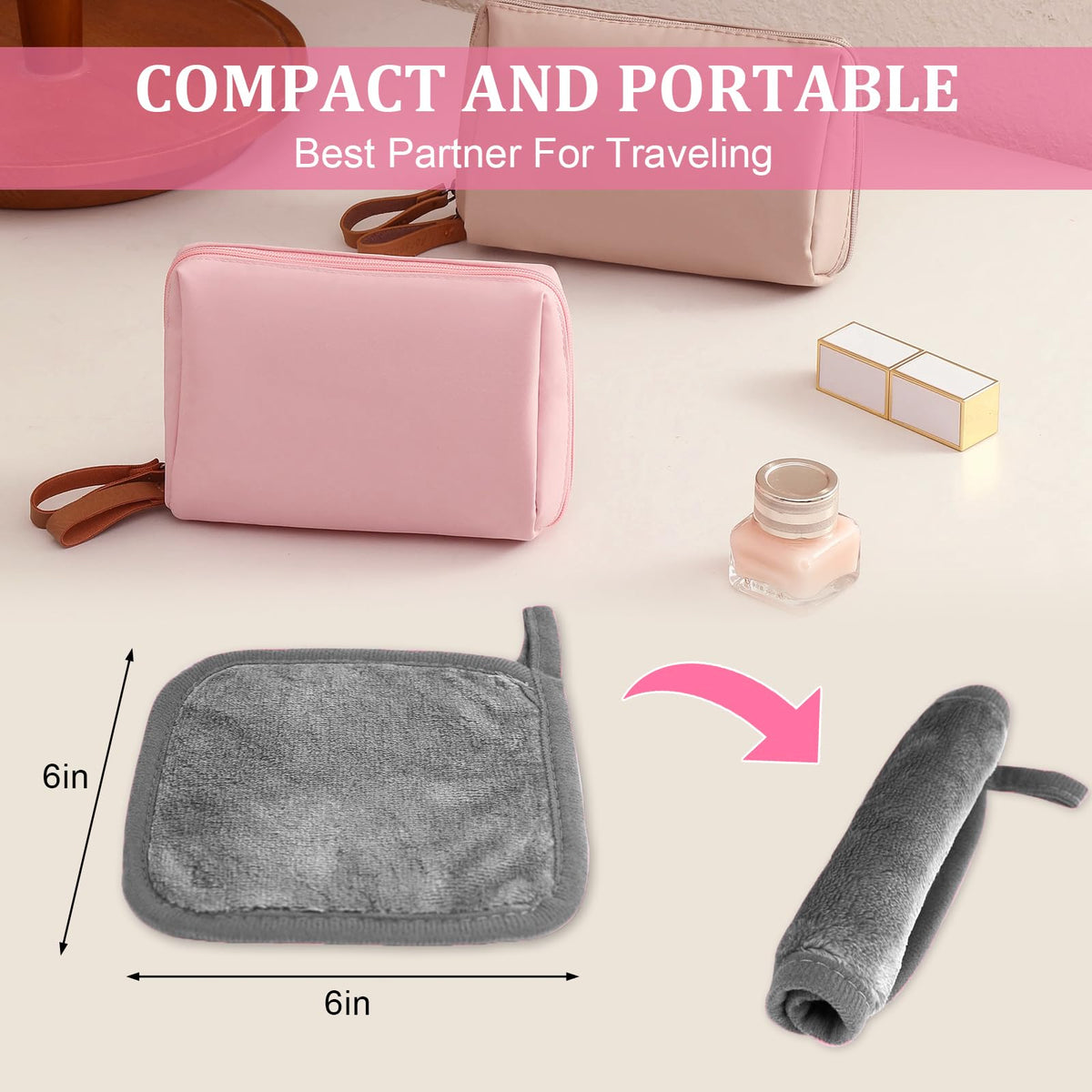 Puomue Makeup Remover Cloths showing texture and softness