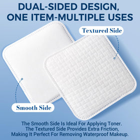 PUPUPE Cotton Pads in use for makeup removal