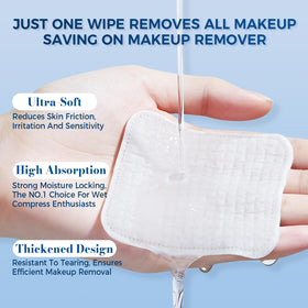 PUPUPE Cotton Pads showing dual-sided design
