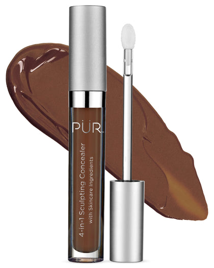 PÜR 4-in-1 Sculpting Concealer front view with packaging