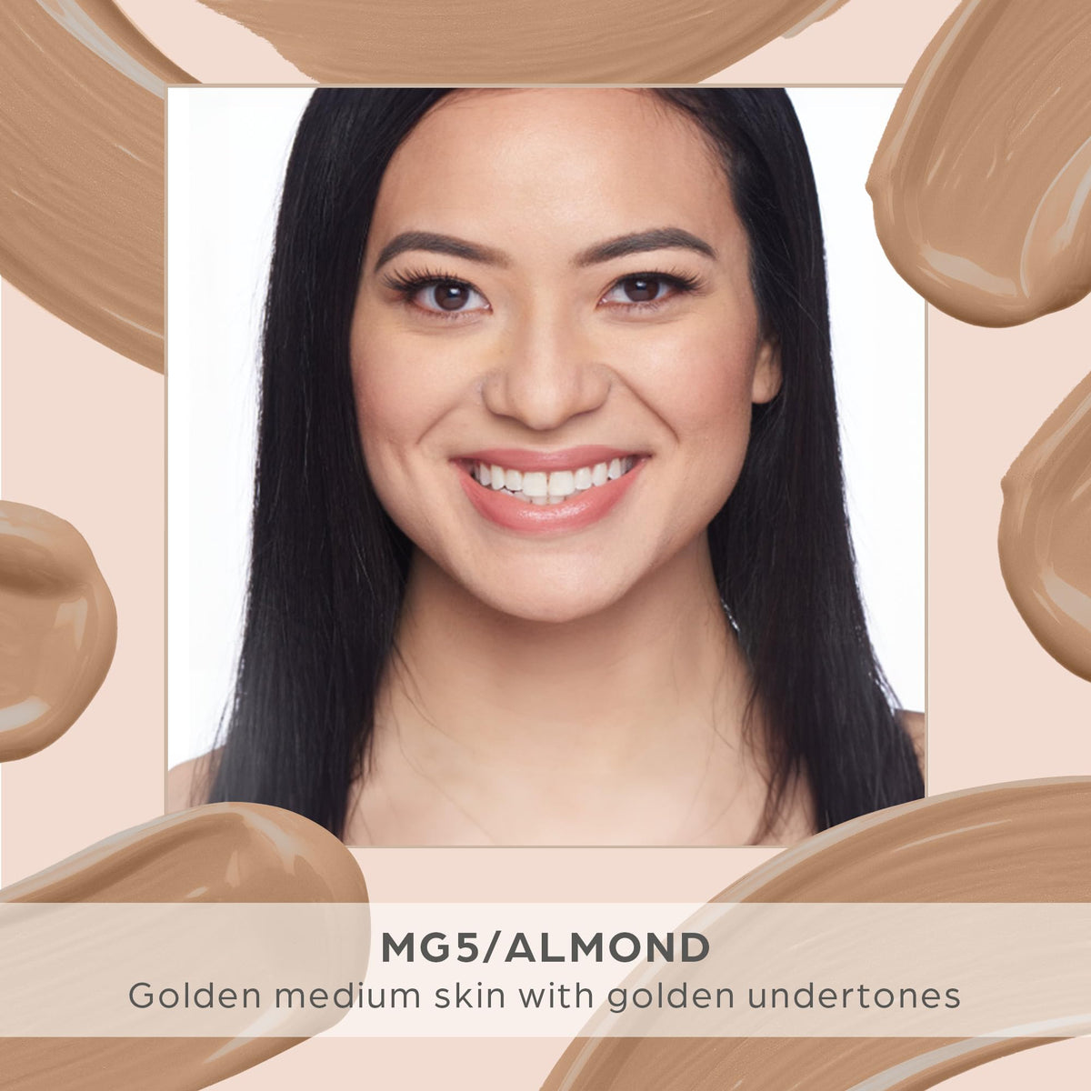 PÜR 4-in-1 Tinted Moisturizer SPF 20 Almond texture on skin