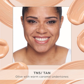 PÜR 4-in-1 Tinted Moisturizer SPF 20 tan shade application on skin