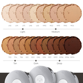 PÜR MINERALS 4-in-1 foundation with SPF 15 on skin