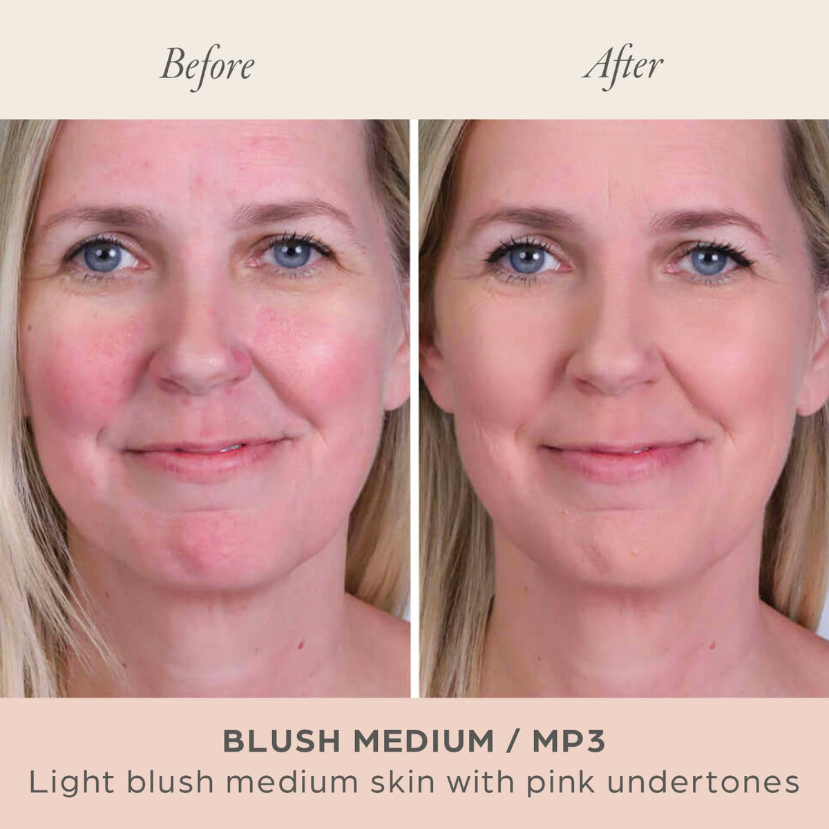 PÜR MINERALS 4-in-1 Pressed Mineral Powder Foundation application on skin