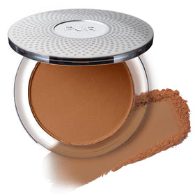 PÜR MINERALS 4-in-1 Pressed Mineral Powder Foundation in Deeper shade front view