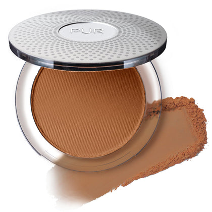 PÜR MINERALS 4-in-1 Pressed Mineral Powder Foundation in Deeper shade front view