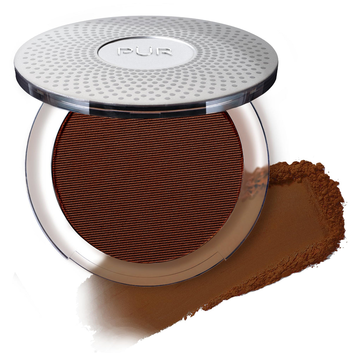 PÜR MINERALS 4-in-1 Pressed Mineral Powder Foundation Truffle front view