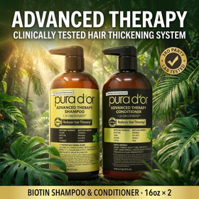PURA D'OR Advanced Therapy Biotin Conditioner 16oz front view