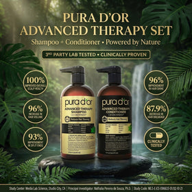 PURA D'OR Advanced Therapy Biotin Conditioner bottle side view