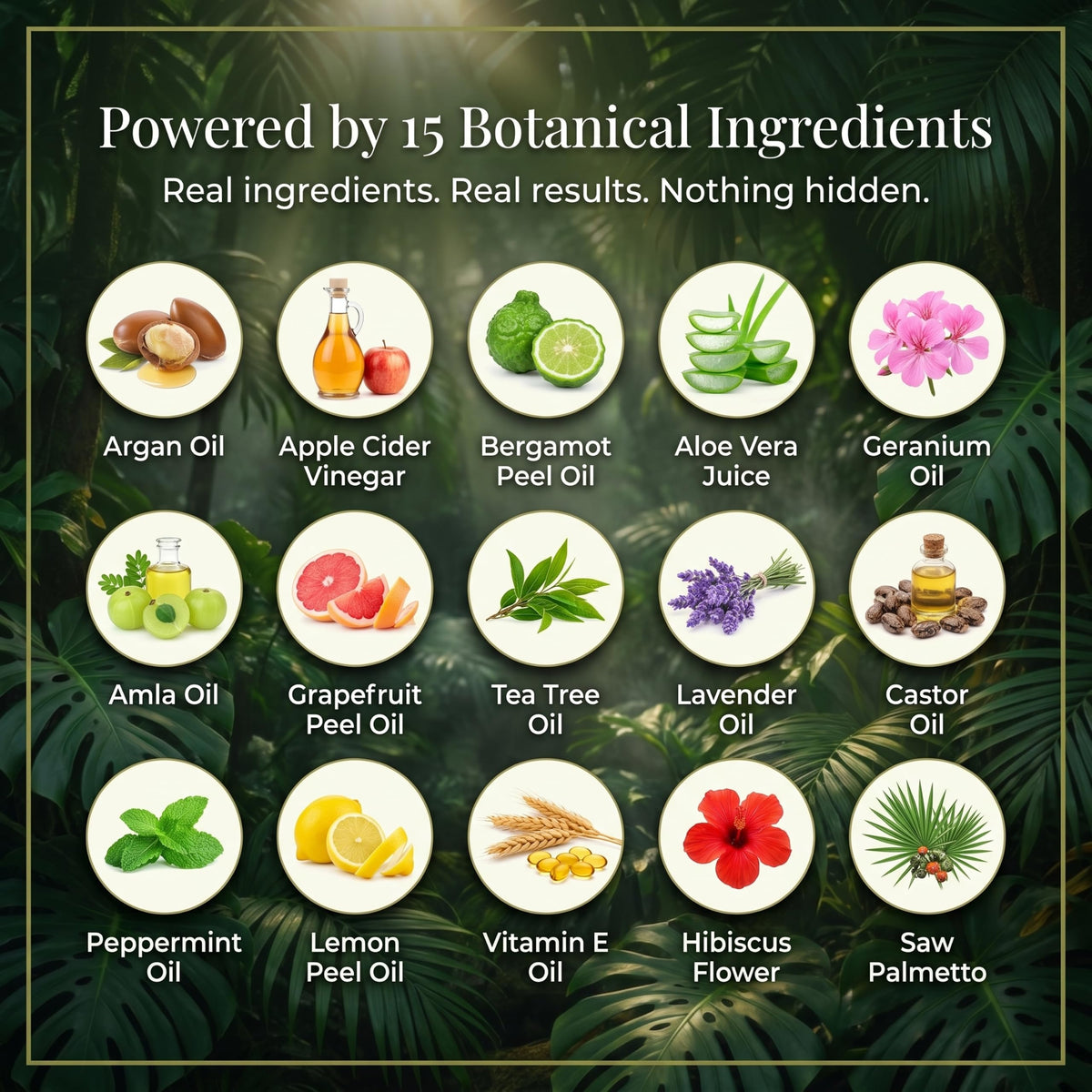 PURA D'OR Apple Cider Vinegar Shampoo ingredients list