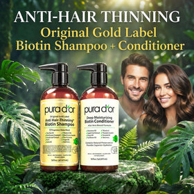 PURA D'OR Gold Label Anti-Thinning Conditioner front view 16oz
