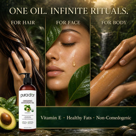 PURA D'OR Organic Avocado Oil 16oz in lifestyle setting