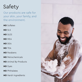 Puracy Body Wash Citrus Sea Salt in a shower setting