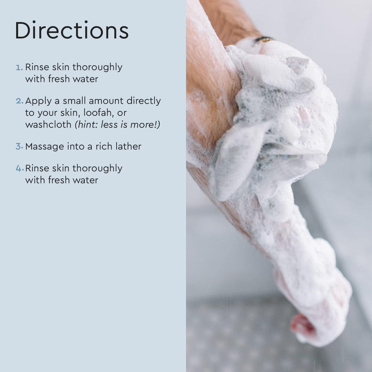 Puracy Body Wash Citrus Sea Salt ingredients list