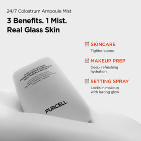 PURCELL 24/7 Colostrum Ampoule Mist Serum Spray back view