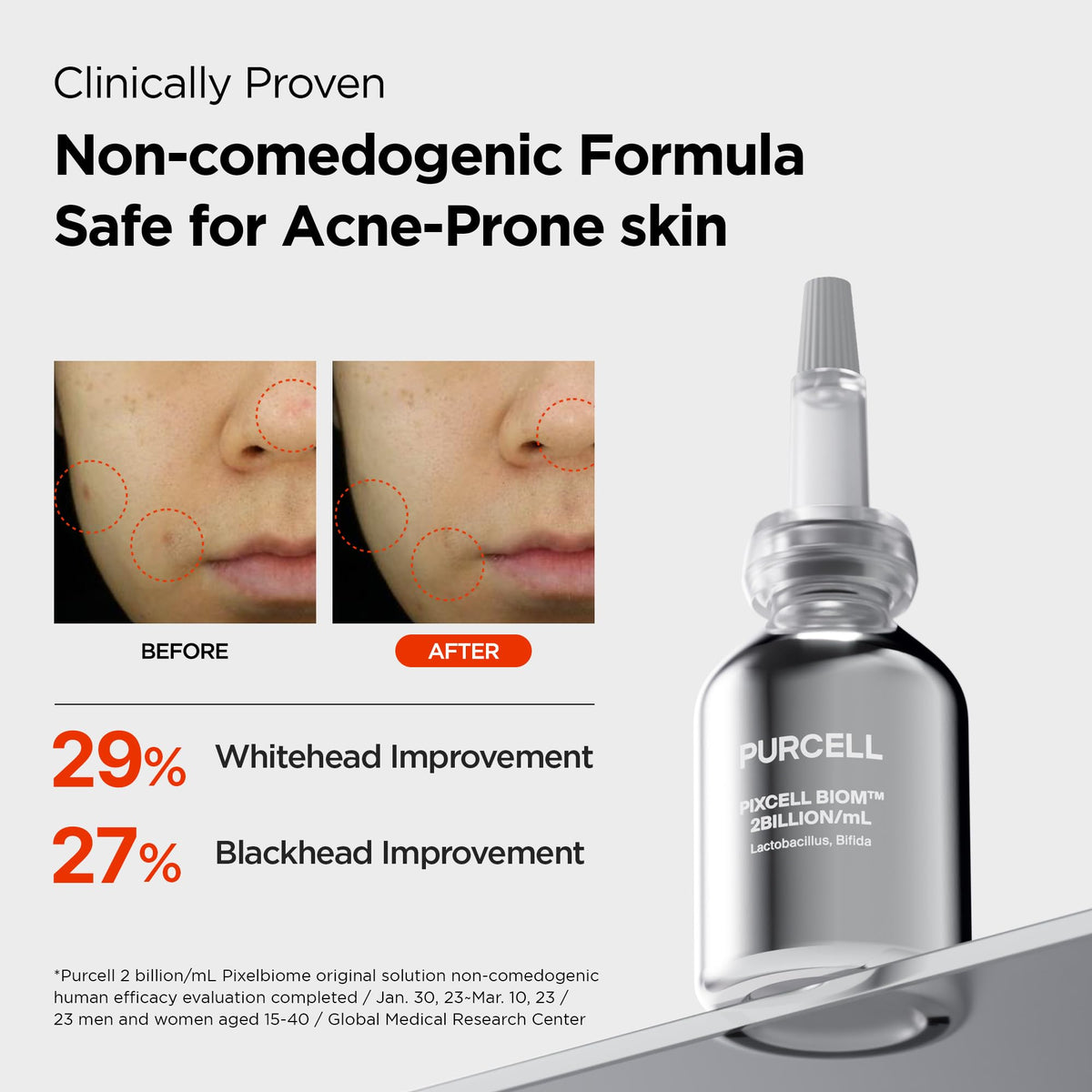 PURCELL Pixcell Biom Probiotic Essence Serum 30ml packaging