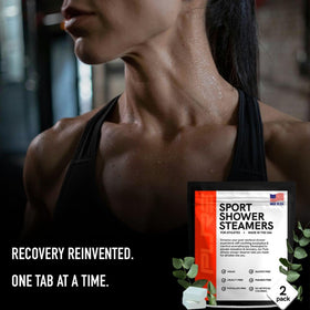 Pure Athlete shower steamers in a gift box