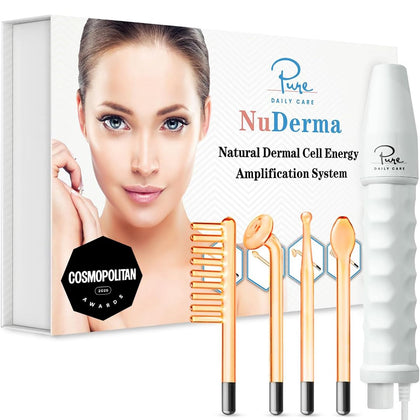 Pure Daily Care NuDerma Handheld Skin Therapy Wand front view
