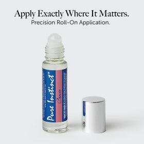 Pure Instinct Roll-On Perfume Cologne in a travel bag