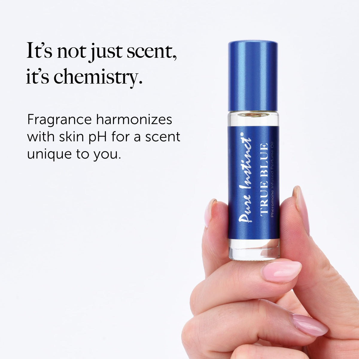 Pure Instinct Roll-On Pheromone Infused Perfume in lifestyle setting