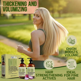 PURE NATURE LUX SPA Onion Conditioner front view 16 Fl Oz