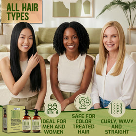 PURE NATURE LUX SPA Onion Shampoo and Conditioner set lifestyle scene