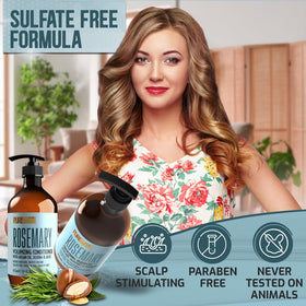 PURE NATURE LUX SPA Rosemary Conditioner bottle side view