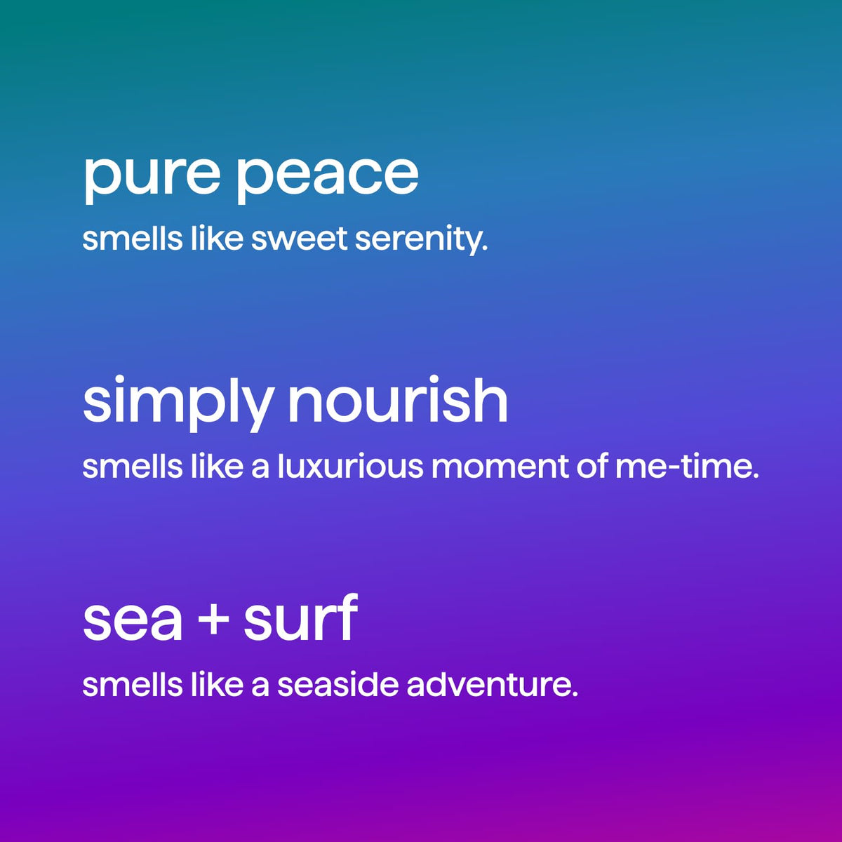 Pure Peace fragrance bottle from Method Body Wash Gift Set