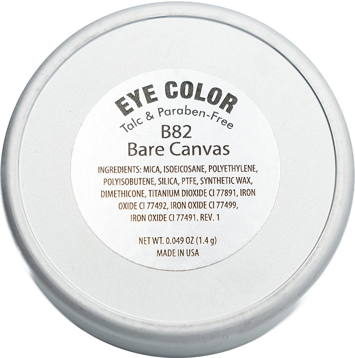 Pure Ziva Beige Matte Eyeshadow close-up of powder